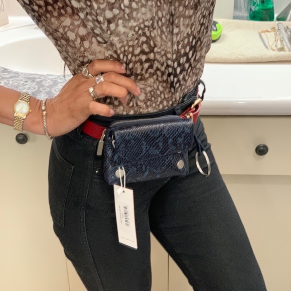 Hammitt VIP mini -French navy snake - Picture 10 of 16